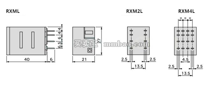 RXM中间继电器尺寸图.jpg